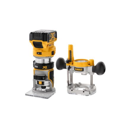 Router fără fir DEWALT 18 V (2 x 5,0 Ah baterii + încărcător) DCW604P2