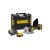 DEWALT Rindea fără fir 18 V fără perie de cărbune (2 baterii de 5,0 Ah + încărcător) DCW682P2