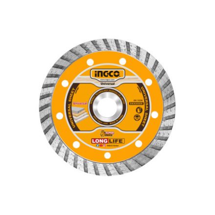 INGCO Disc de tăiere diamantat 125 x 10 x 22,2 mm turbo