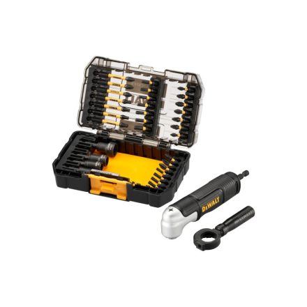 DEWALT/McLaren Set de vârfuri de 33 piese cu adaptor pentru șurubelniță în unghi