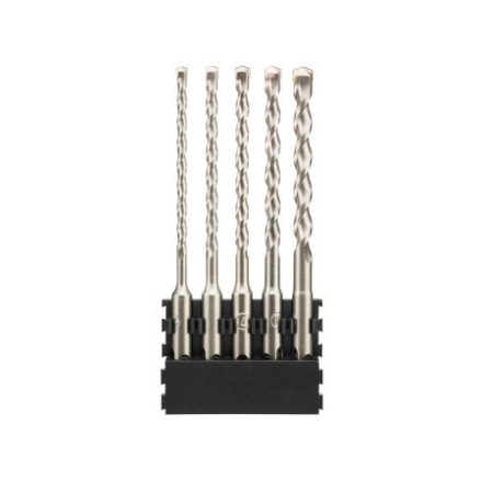 DEWALT Set de burghie pentru roci, 5 piese SDS-Plus (5,5 / 6 / 7 / 8 / 10 x 160 mm)