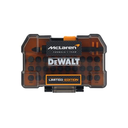 DEWALT/McLaren Set de vârfuri 32 bucăți cu suport pentru vârfuri Impact Ready
