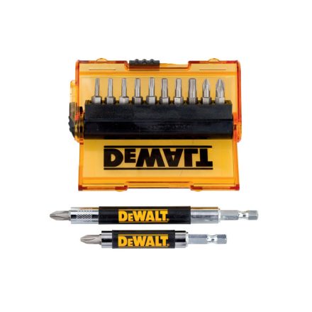 Set de biți DEWALT cu suport pentru biți 14 părți