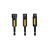 Set de șurubelnițe magnetice DEWALT Extreme 3 părți