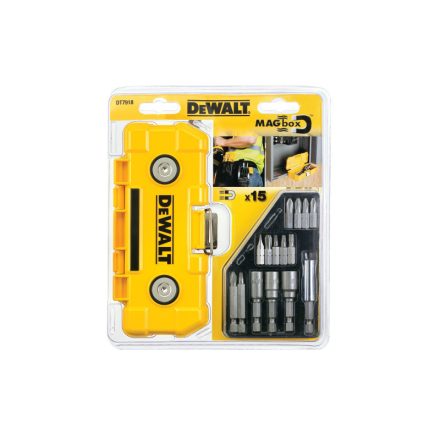 Set vârfuri DEWALT MagBox Bit 15 bucăți