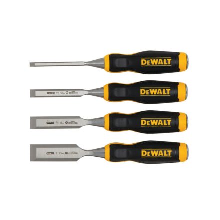 DEWALT Set dălți cu percuție pentru lemn 4 părți (6-12-18-25 mm)