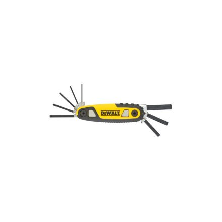 Set chei hexagonale DEWALT 8 piese (1,5-2-2,5-3-4-5-6-8 mm)