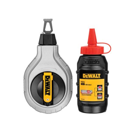 DEWALT Fir de trasat cu pudră roșie 30 m