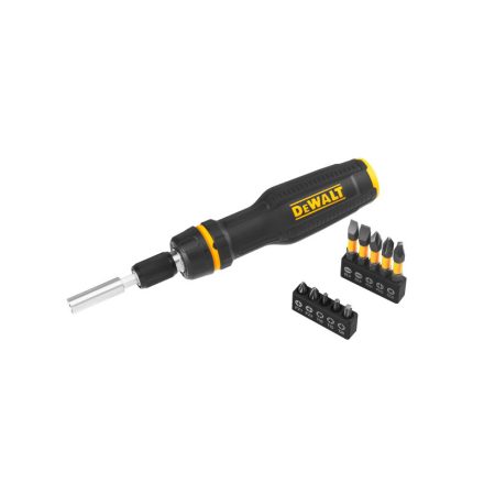 Șurubelniță cu clichet DEWALT cu set de biți