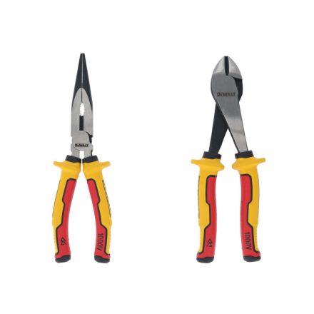 DEWALT Set de clești 2 piese izolate până la 1000 V (tratate cu laser)