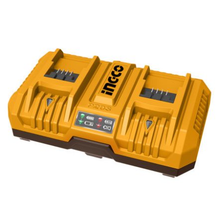 INGCO Încărcător dublu de baterii 8,0 A 20 V