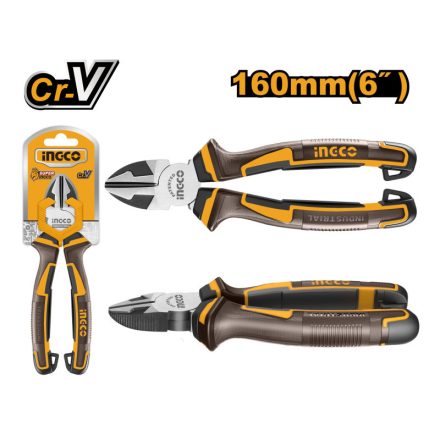 INGCO Clește cu tăiș lateral 160 mm CrV