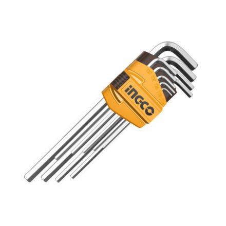 INGCO Set de chei hexagonale lungi 9 piese 1,5-10 mm S2