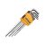 INGCO Set de chei hexagonale lungi 9 piese 1,5-10 mm S2