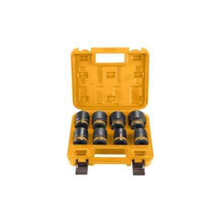 INGCO Set de chei tubulare pentru mașini, 8 piese, 3/4" 26-38 mm CrMo
