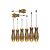 INGCO Set de șurubelnițe de 8 piese magnetice CrV
