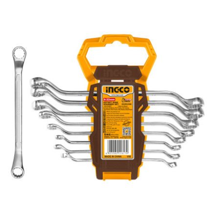 INGCO Set de chei hexagonale 8 piese 6-22 mm CrV