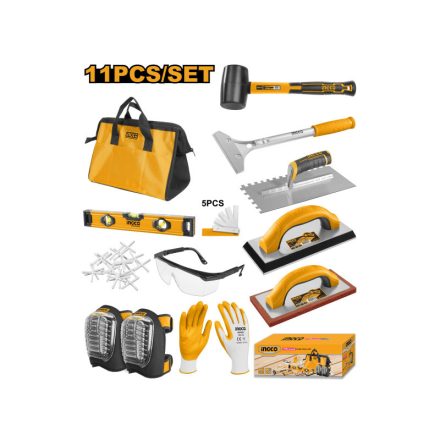 INGCO Set de placare 11 piese