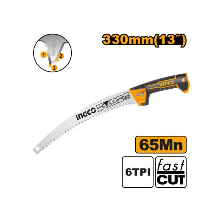 INGCO Fierăstrău pentru crengi 330 mm