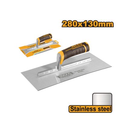 INGCO Șpaclă 130 x 280 mm inox cu mâner moale