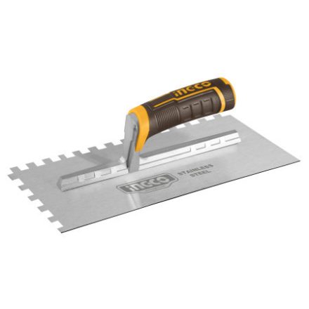 INGCO Mistrie cu dinți 130 x 280 mm inoxidabil 10 x 10 mm cu mâner moale