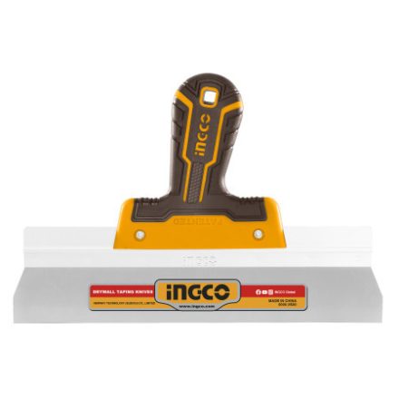 INGCO Spatulă de perete 300 mm din inox cu mâner moale
