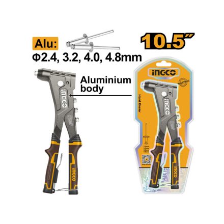 INGCO Clește manual pentru nituri 2,4-4,8 mm 260 mm