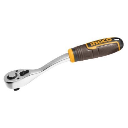INGCO Manivelă cu clichet 1/2" 255 mm 72T curbată CrV