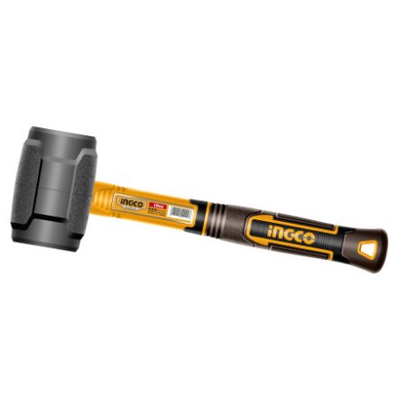 INGCO Ciocan de cauciuc 450 g cu mâner din fibră de sticlă