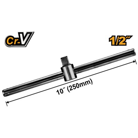 INGCO Mâner în forma de T 1/2" 250 mm CrV