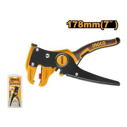 INGCO Clește automat pentru tăierea și decofrarea cablurilor de 175 mm 0,5-6 mm inox