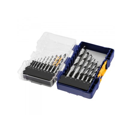IRWIN Set de burghie elicoidale 15 piese HSS PRO cilindrice (1,5-10 mm) HSS PRO