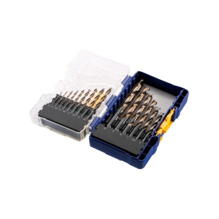 IRWIN Set burghie elicoidale 15 piese HSS PRO cilindrice (1,5-10 mm)