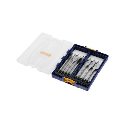 IRWIN Set de burghii plate pentru lemn 8 piese Blue Groove 4x (12 - 32 mm)