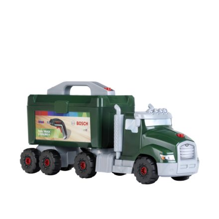 Camion de jucărie BOSCH cu unelte și șurubelniță