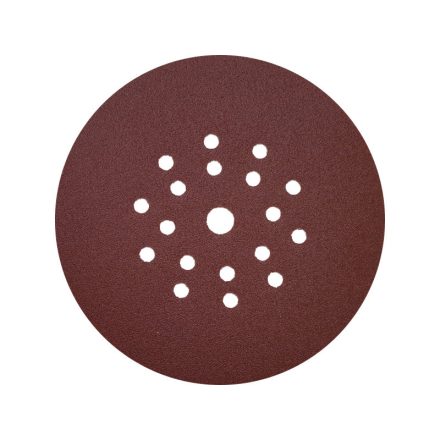 GERMAFLEX Disc de fibră cu bandă adezivă 225 mm / P60 cu 18+1 găuri (5 buc)