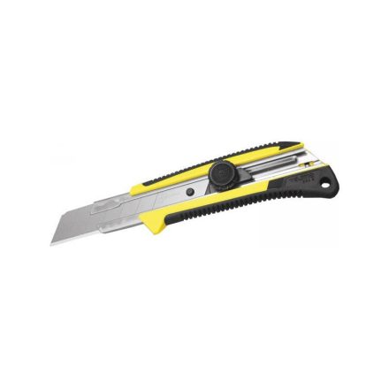 TAJIMA GRI Cuțit cu lamă retractabilă, 25 mm, cu șurub, mâner de cauciuc