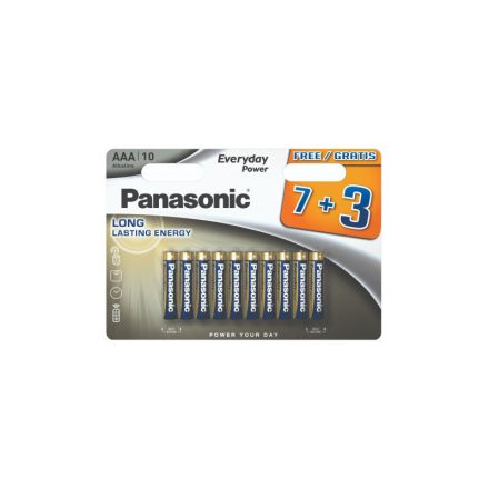 PANASONIC Baterie alcalină durabilă AA/stilou 1,5 V (10 buc)