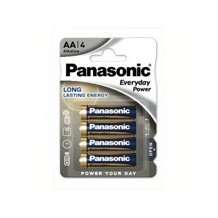 PANASONIC baterie alcalină durabilă AA/creion 1,5 V (4 buc)