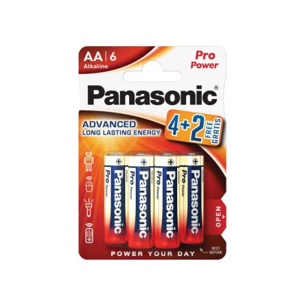 PANASONIC AA/creion baterie alcalină super durabilă 1,5 V (6 buc)