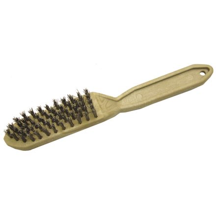 Perie de sârmă cu mâner din plastic maghiar pe 5 rânduri