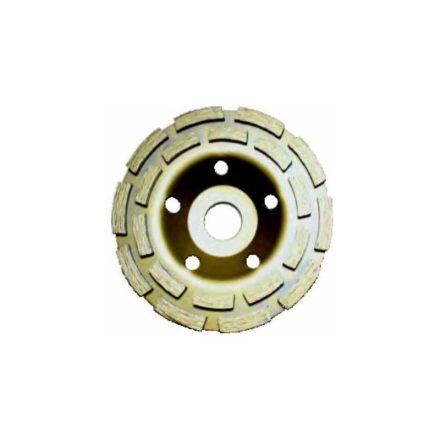 GERMAFLEX Disc diamantat cu segmente turbo 125 x 22,2 mm cu 2 rânduri