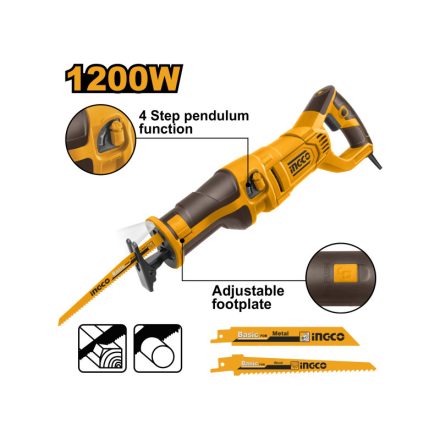 INGCO Fierăstrău sabie 1200 W