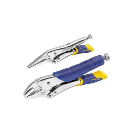 Set de clești cu blocare automată IRWIN Vise-Grip, 2 buc, cu eliberare rapidă
