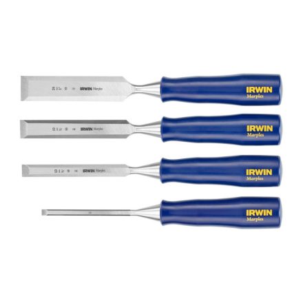 Set dălți pentru lemn IRWIN Marples cu mâner din plastic din 4 piese (6-13-19-25 mm)