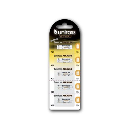 baterie alcalina UNIROSS A27/27A/SP5 12 V (5 buc)