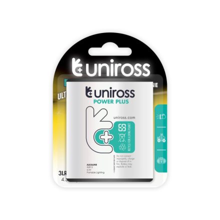 Baterie descărcată UNIROSS 4,5 V