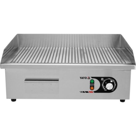 YATO GASTRO Grill 550 mm 3000 W tavă de copt cu nervuri