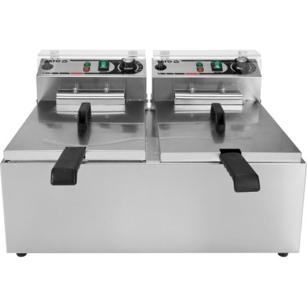 YATO GASTRO Friteuza de masa 2 x 11,5 litri 2 x 5000 W