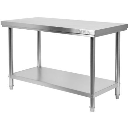 Masa de lucru YATO GASTRO Inox cu polita de jos